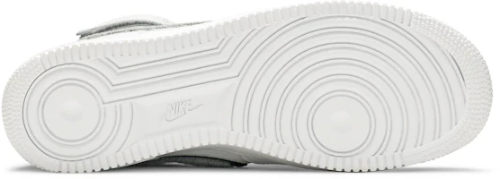 Shop Nike Air Force 1 高筒 3D 刺繡 白灰黑 806403-105