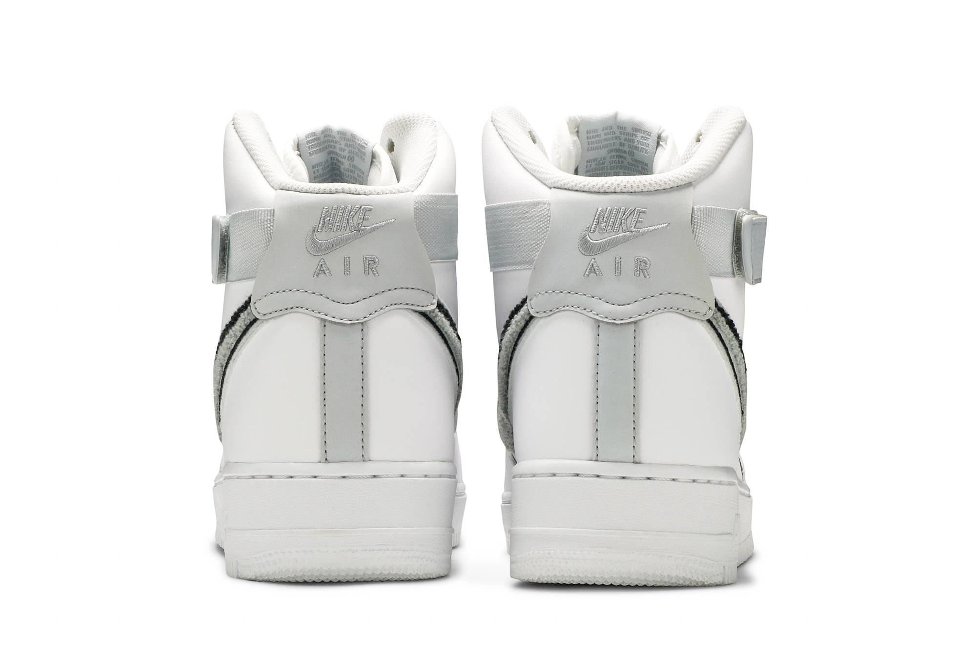 Buy Nike Air Force High 3D Chenille White Grey Black 806403-105