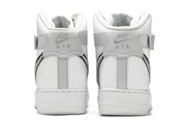 Buy Nike Air Force High 3D Chenille White Grey Black 806403-105