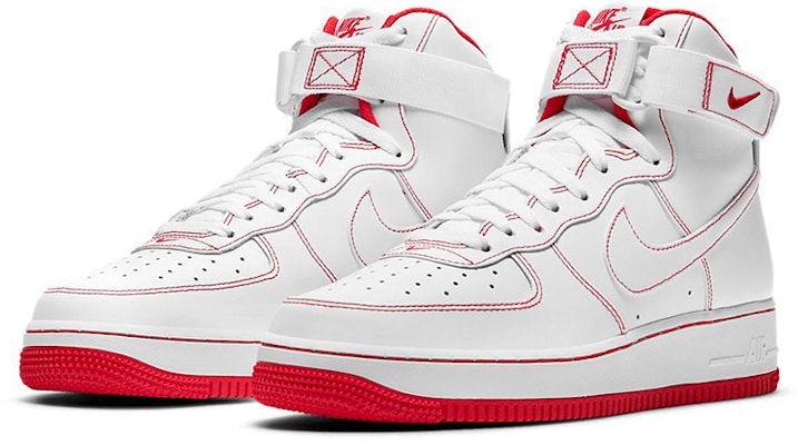 Nike Air Force 1 High '07 'Rojo Universidad' CV1753-100 Lookbook Nike Air Force 1 High '07 'Rojo Universidad' CV1753-100