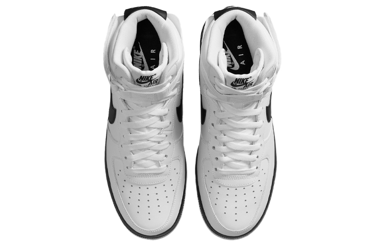 Shop Nike Air Force 1 High 防滑耐磨 高筒 板鞋 男款 黑白