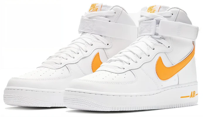 Nike Air Force 1 高筒 休閒 板鞋 男款 黃白 Lookbook Nike Air Force 1 高筒 休閒 板鞋 男款 黃白