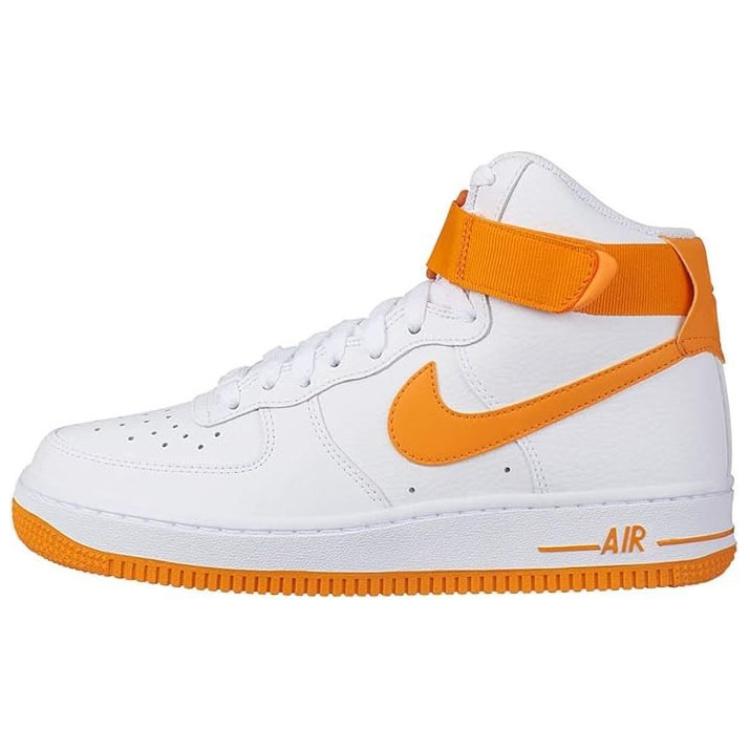nike air force 1 high white vivid orange
