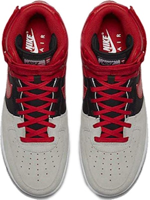 Nike Air Force 1 High '07 Lv8 Wolf Grey/University Red ‘Black 806403-007 Lookbook Nike Air Force 1 High '07 Lv8 Wolf Grey/University Red ‘Black 806403-007