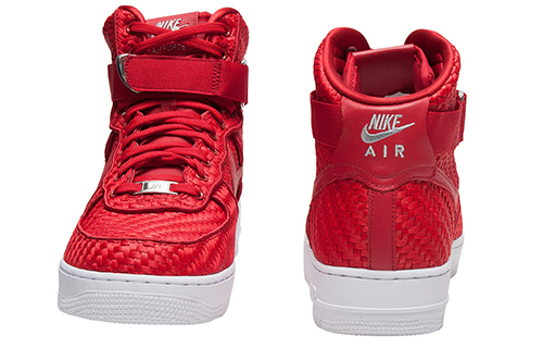 Shop Nike Air Force 1 High '07 LV8 Woven 'Gym Red' 843870-600