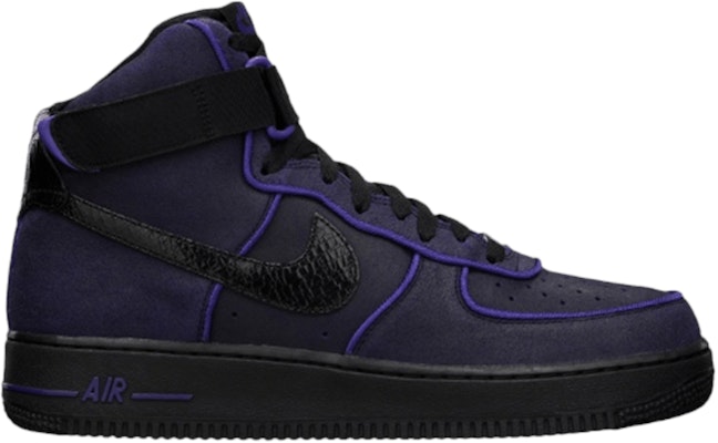 Purple black 2025 air force ones