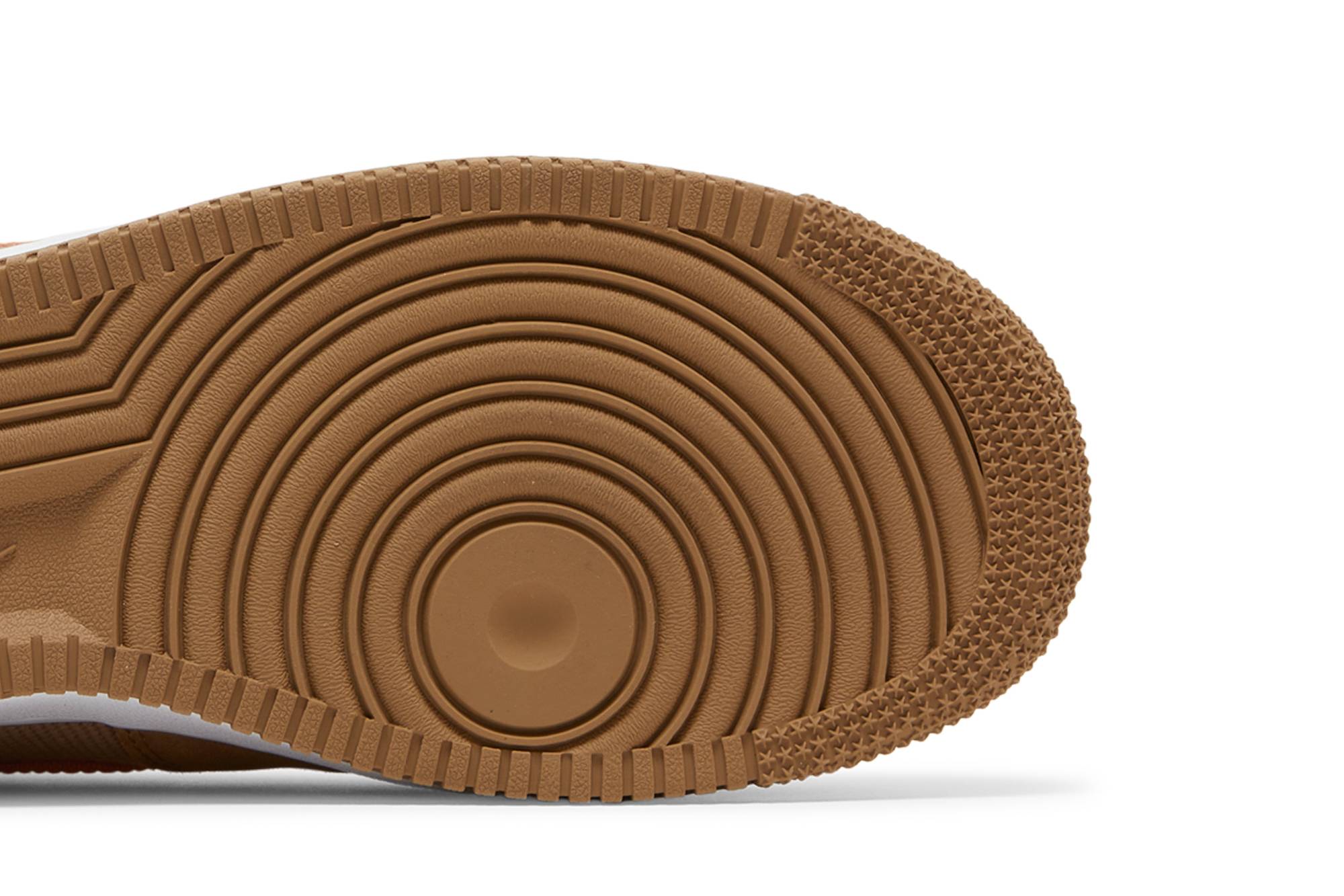 Nike Air Force 1 High Brown Suede Orange Canvas DH7566-200 Nicesnk