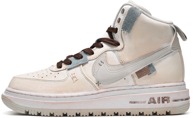 Nike Air Force 1 High 'Custom Denim Usang Abu Coklat' DA0418-100-471183 Buy Nike Air Force 1 High 'Custom Denim Usang Abu Coklat' DA0418-100-471183