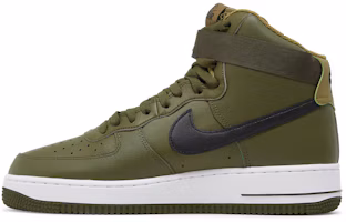 Lookbook 耐吉 Air Force 1 高筒 'Hoops Pack 橄欖綠' DH7453-300