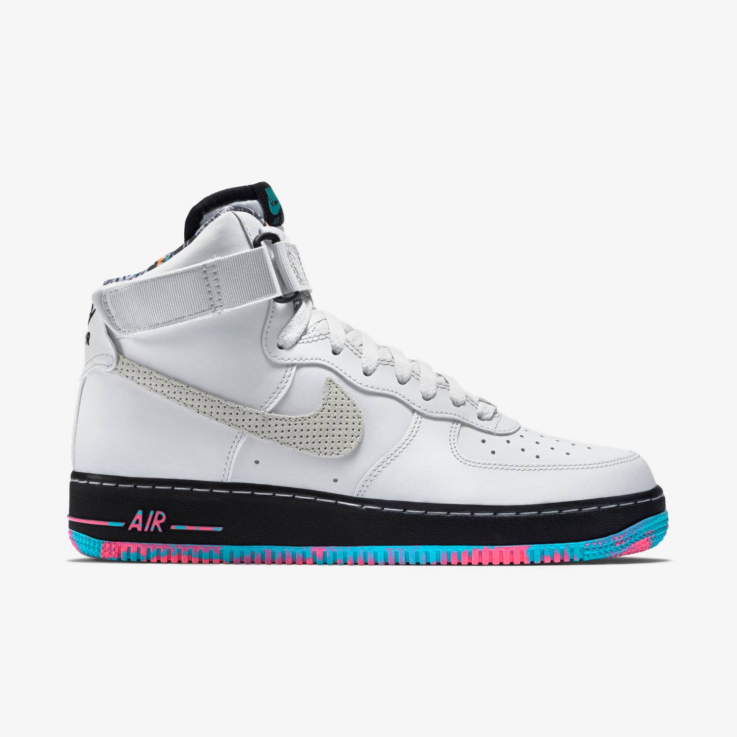 Nike Air Force 1 High 'Pure Platinum Multi Color' 圖 6