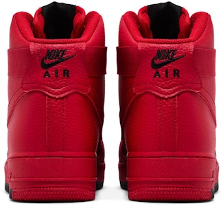 Nike Air Force 1 High 減震防滑 高筒 板鞋 男款 紅色 Details for Nike Air Force 1 High 減震防滑 高筒 板鞋 男款 紅色