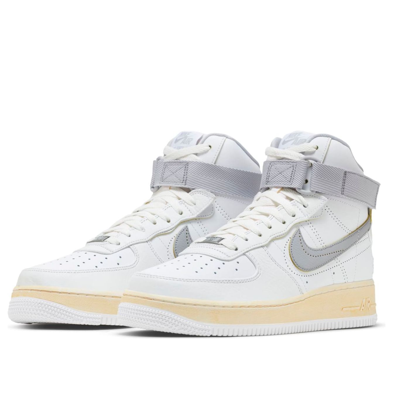 Lookbook Nike Air Force 1 High 'Blanco/Gris' DV4245-101