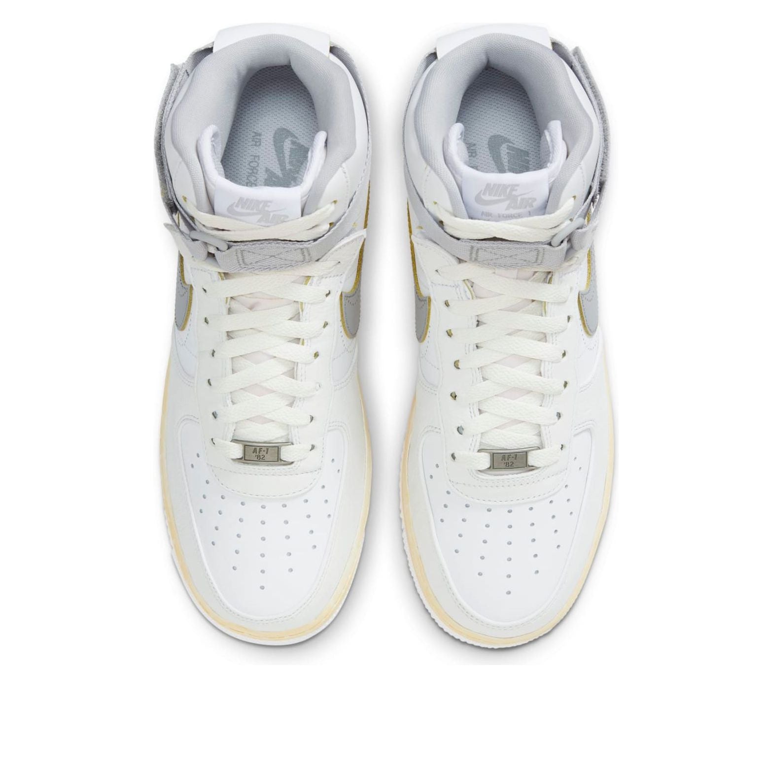 Shop Nike Air Force 1 High 'Blanco/Gris' DV4245-101