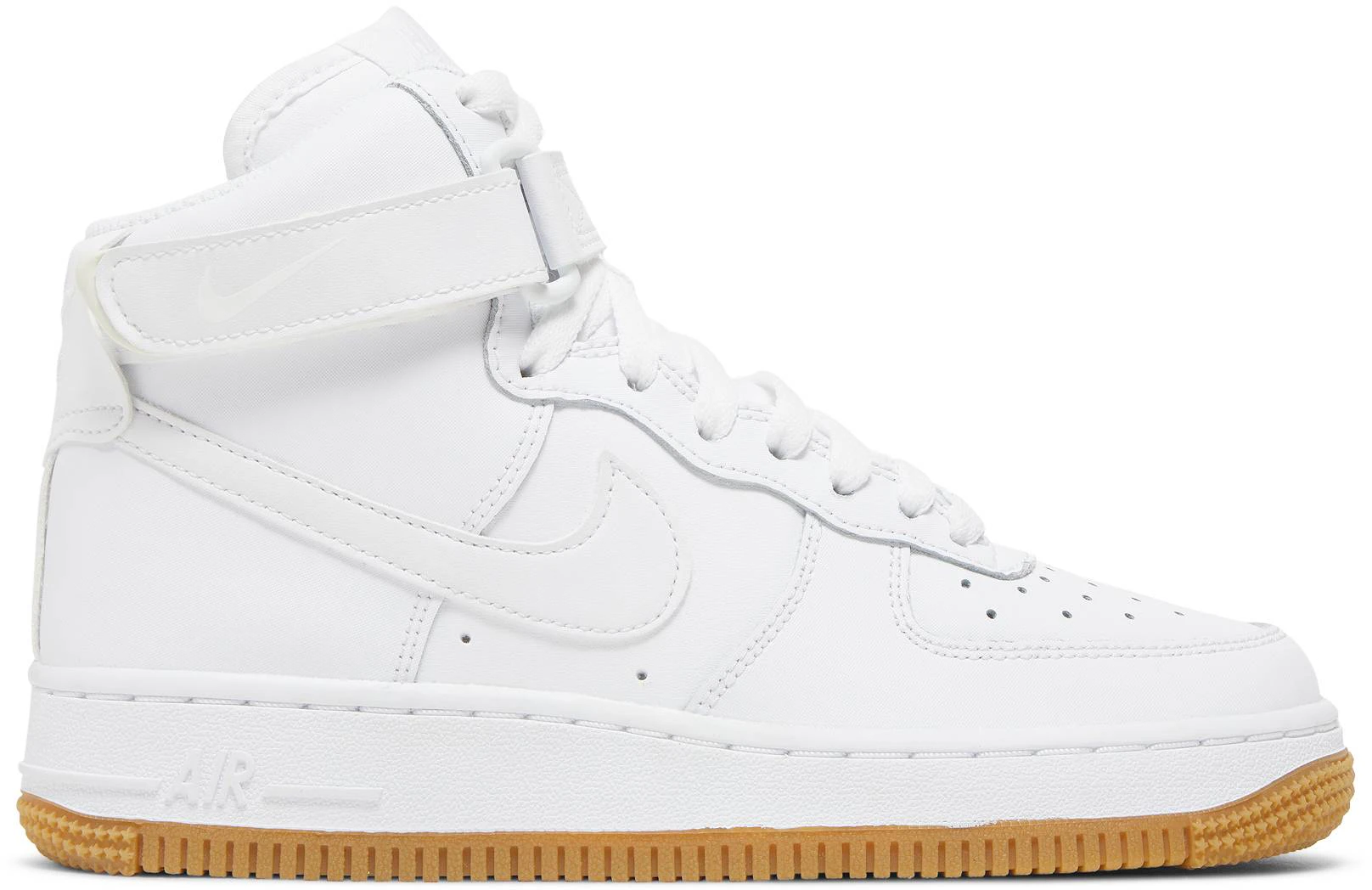 Nike air force white 2025 gum sole