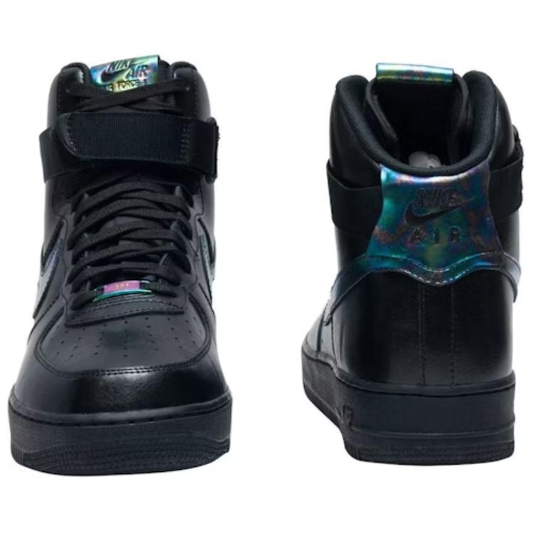 Lookbook Nike Air Force 1 High Hitam Iridescent 806403-002