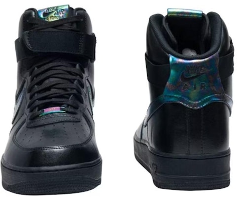 Nike Air Force 1 High Hitam Iridescent 806403-002 Lookbook Nike Air Force 1 High Hitam Iridescent 806403-002