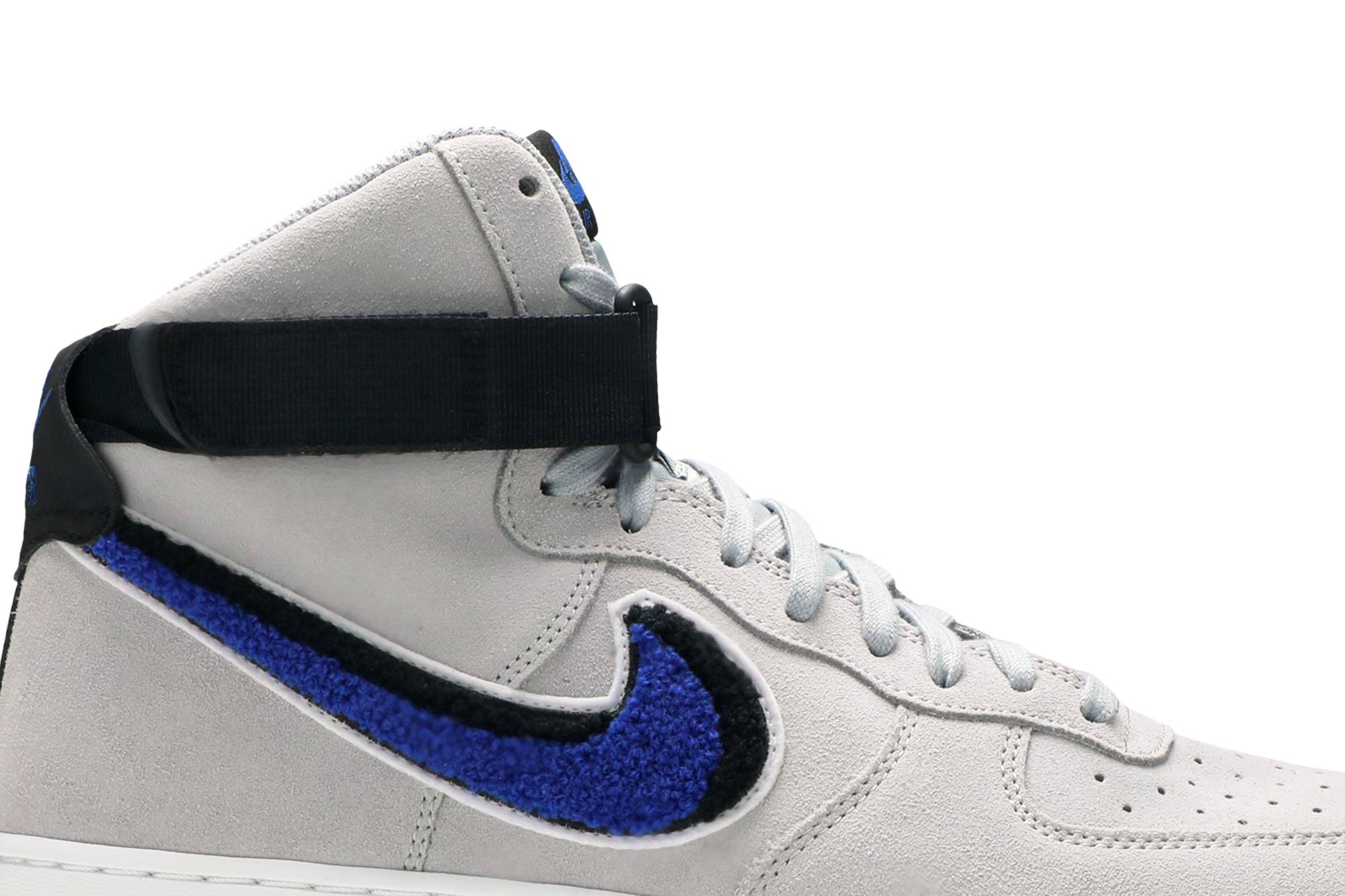 Nike Air Force 1 High Chenille Swoosh Wolf Grey 圖 2