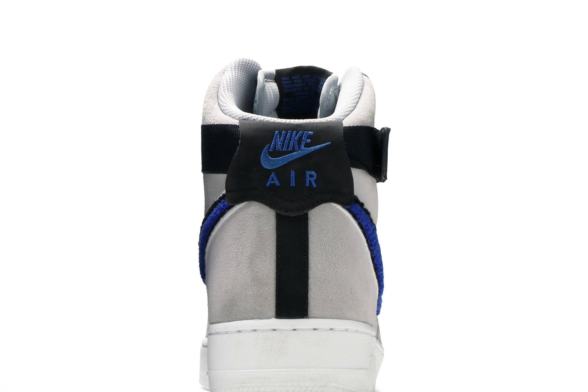 Nike Air Force 1 High Chenille Swoosh Wolf Grey 圖 7