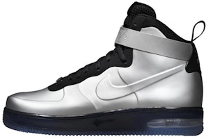 Nike Air Force 1 High Foamposite Silver 415419-002 Nike Air Force 1 High Foamposite Silver 415419-002