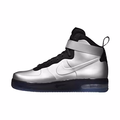 Nike Air Force 1 High Foamposite Silver