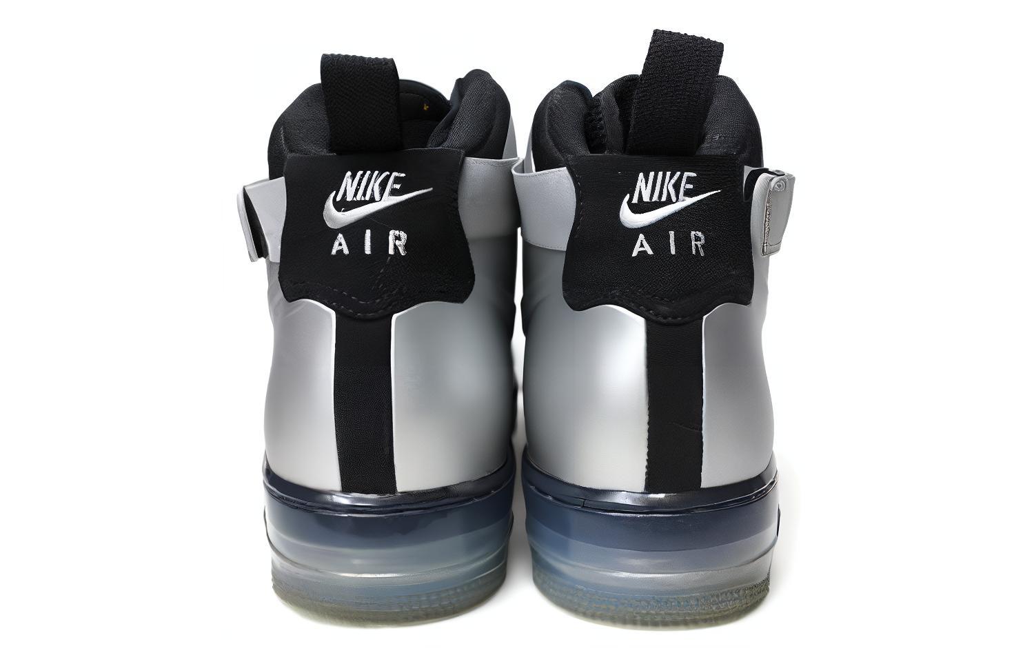 Lookbook Nike Air Force 1 High Foamposite Argent. 415419-002