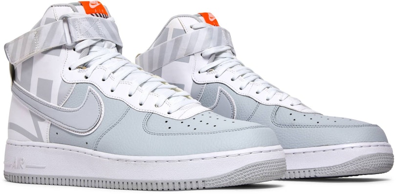 Nike Air Force 1 High Force Logo Pure Platinum 806403-012 Cheap Nike Air Force 1 High Force Logo Pure Platinum 806403-012
