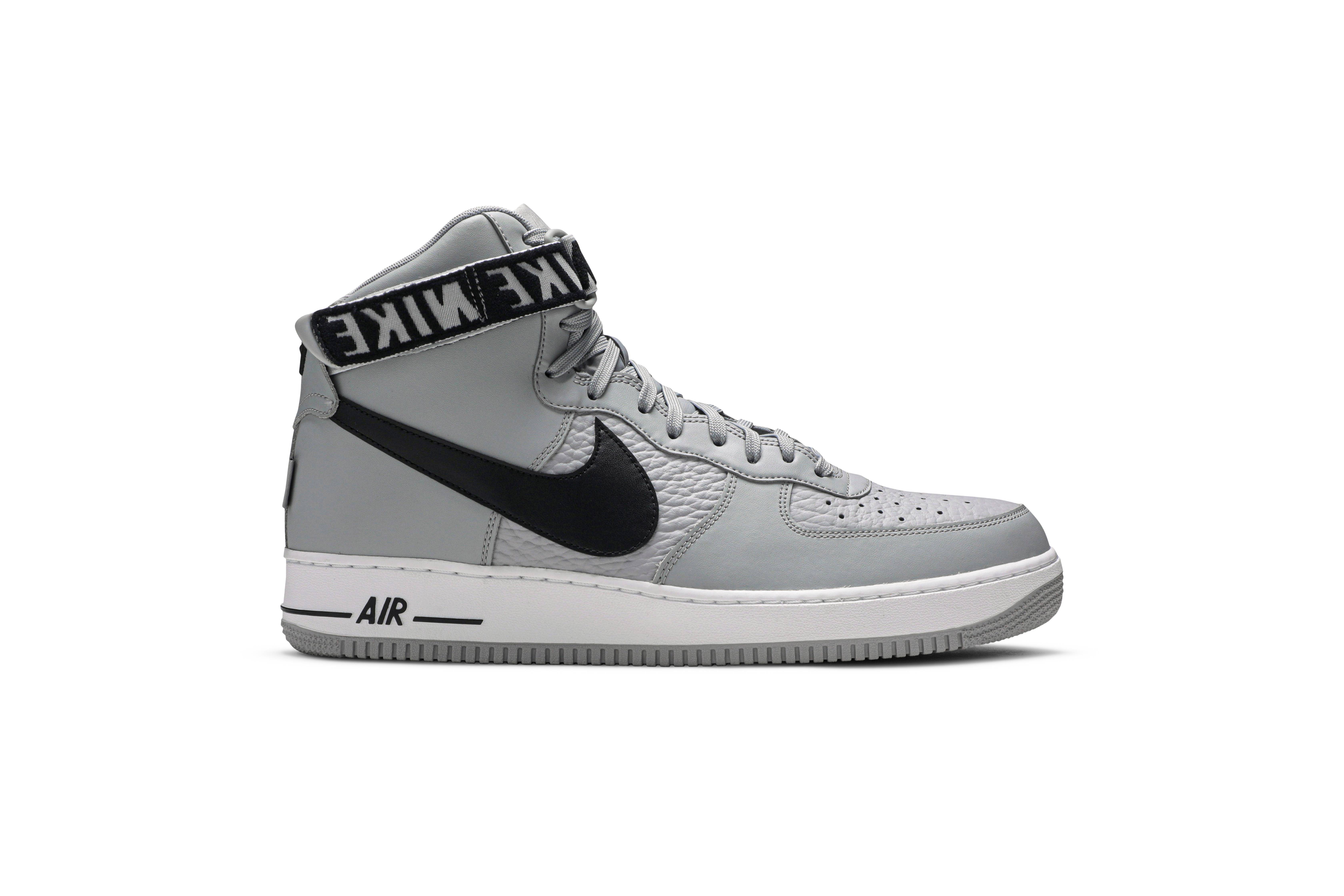 Buy Nike Air Force 1 High NBA Flat Silver 315121-044
