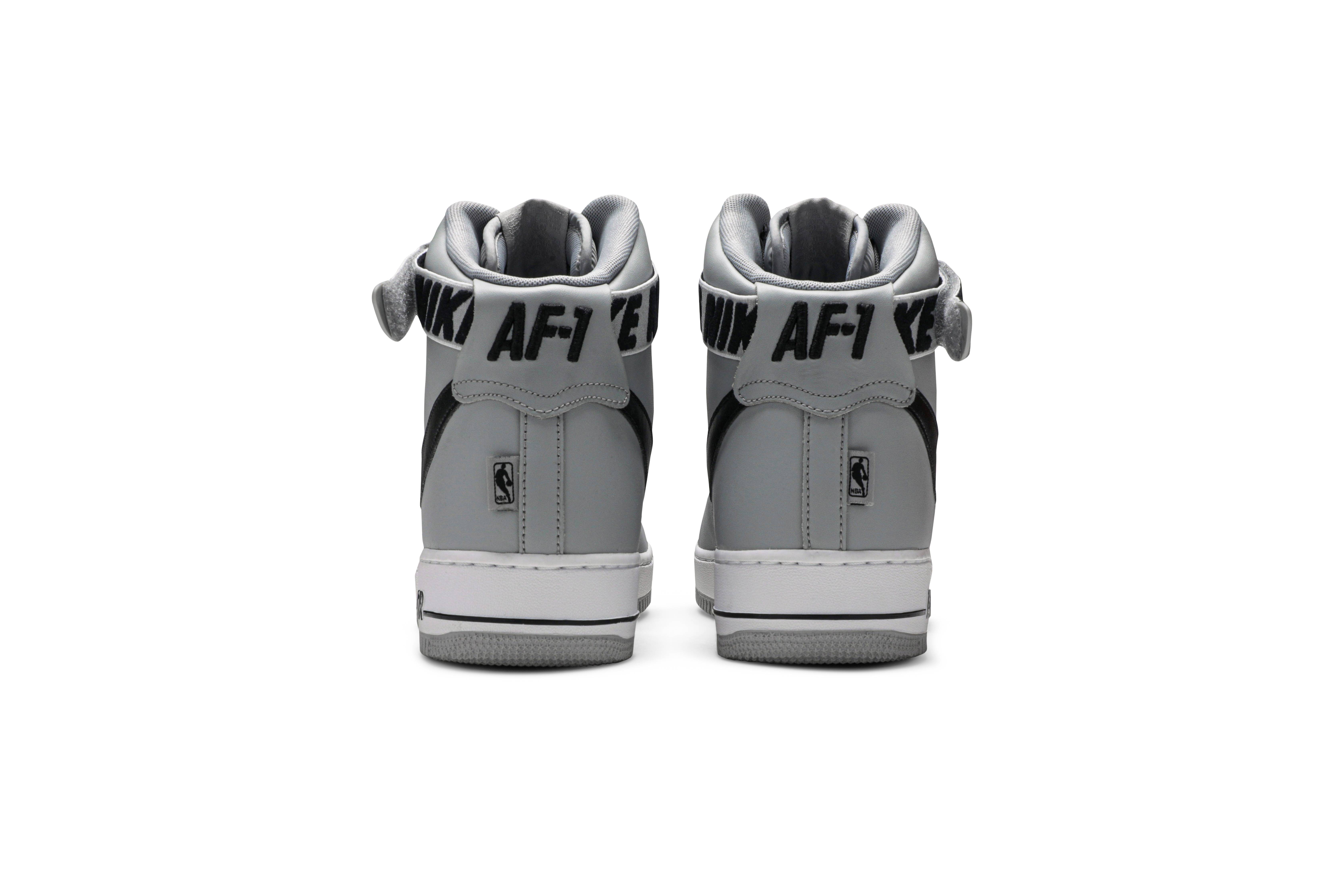 Nike Air Force 1 High NBA Flat Silver 圖 6