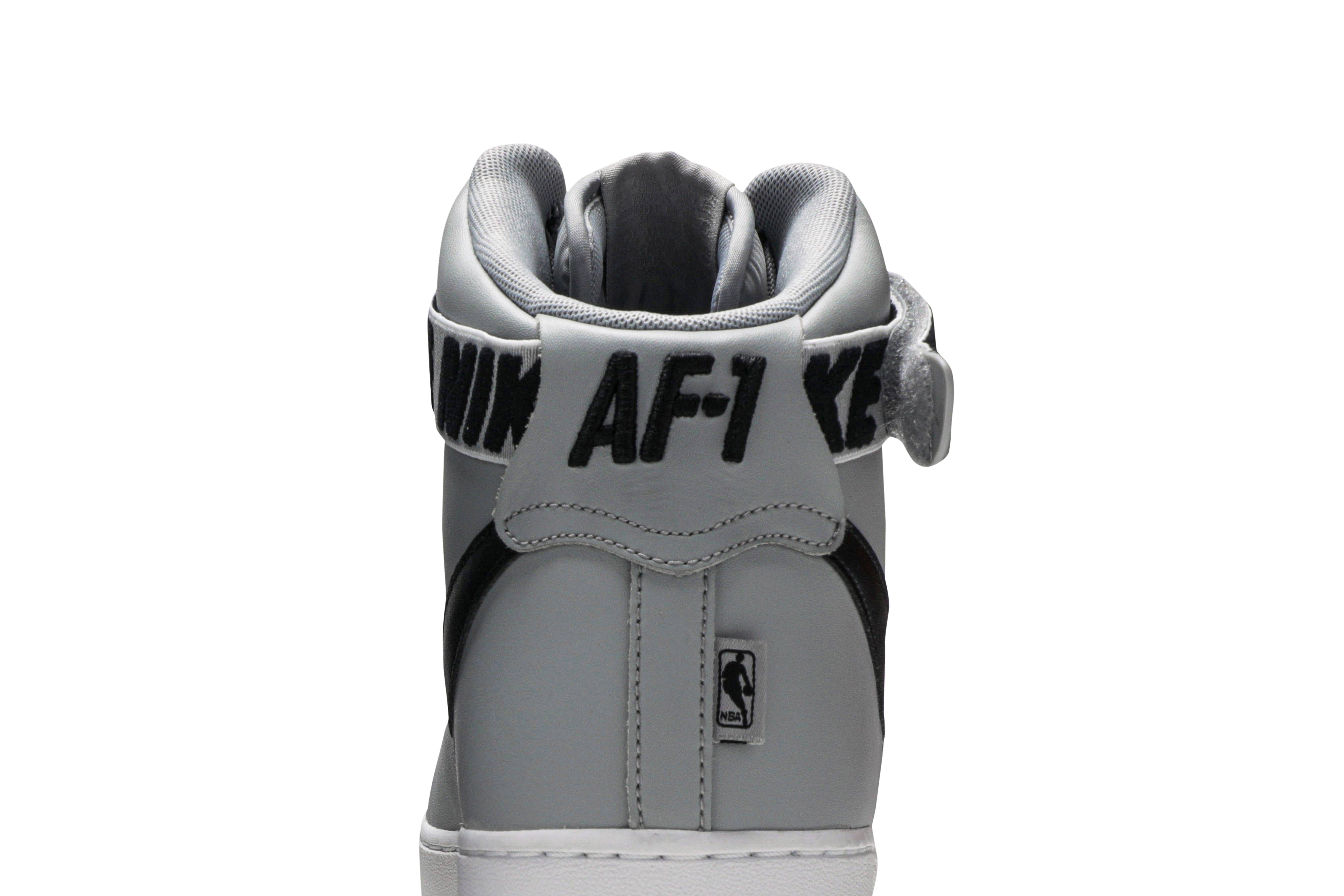 Nike Air Force 1 High NBA Flat Silver 圖 7