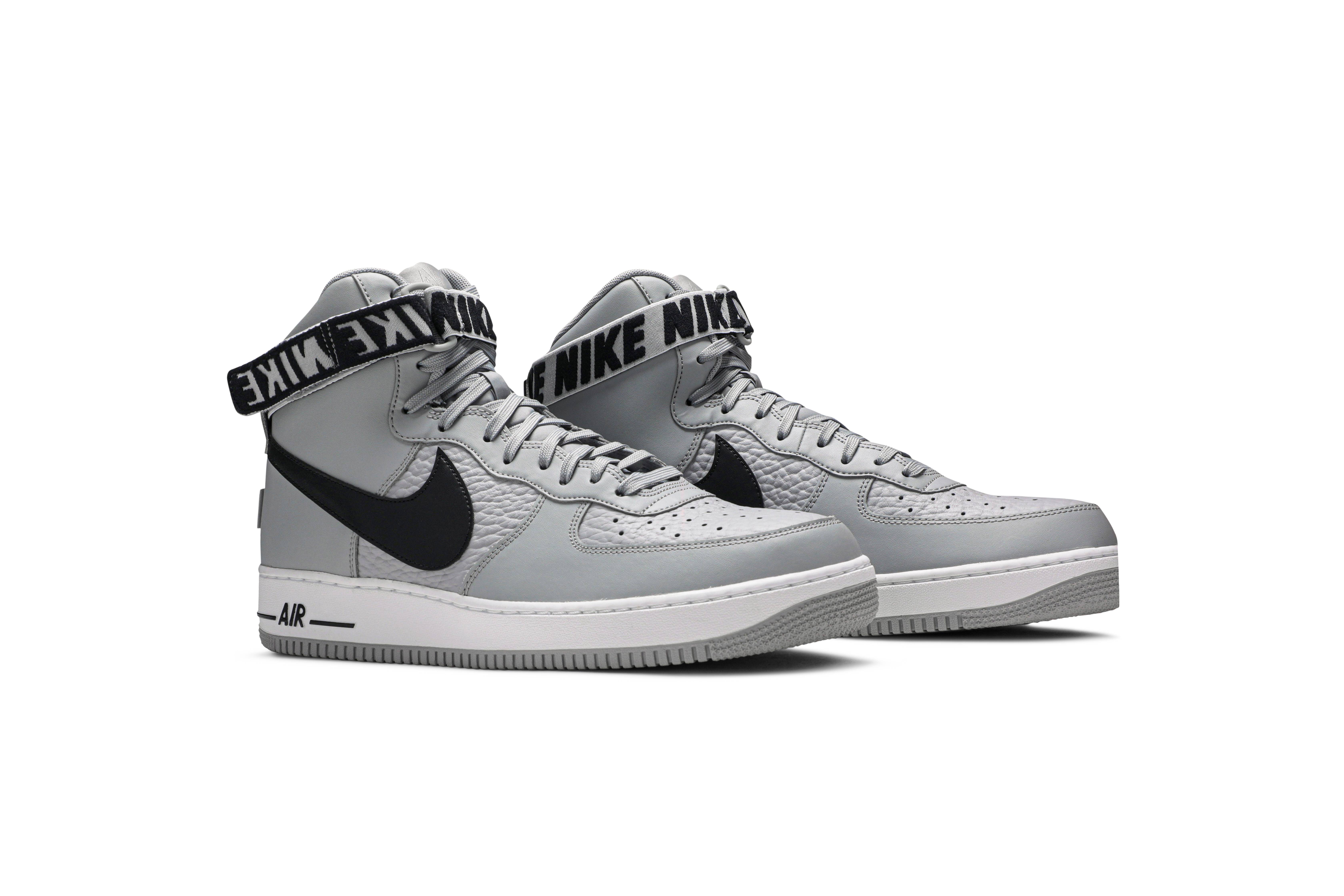 Nike Air Force 1 High NBA Flat Silver 圖 8
