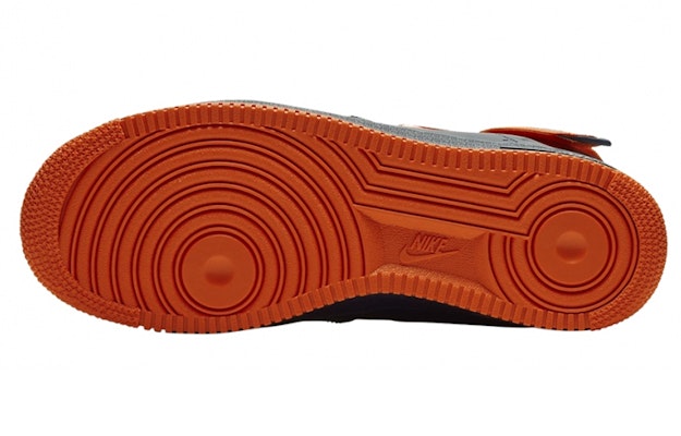 Nike Air Force 1 High NYC Obsidian Orange AO1636-400 Details for Nike Air Force 1 High NYC Obsidian Orange AO1636-400