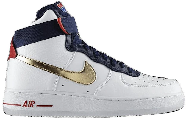 Nike Air Force 1 High Premium ''USA Olympic'' - Chaussures homme Olympique. 525317-100 Order Nike Air Force 1 High Premium ''USA Olympic'' - Chaussures homme Olympique. 525317-100