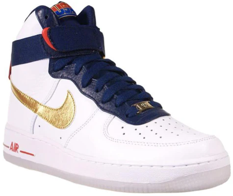 Nike Air Force 1 High Premium ''USA Olympic'' - Chaussures homme Olympique. 525317-100 Shop Nike Air Force 1 High Premium ''USA Olympic'' - Chaussures homme Olympique. 525317-100