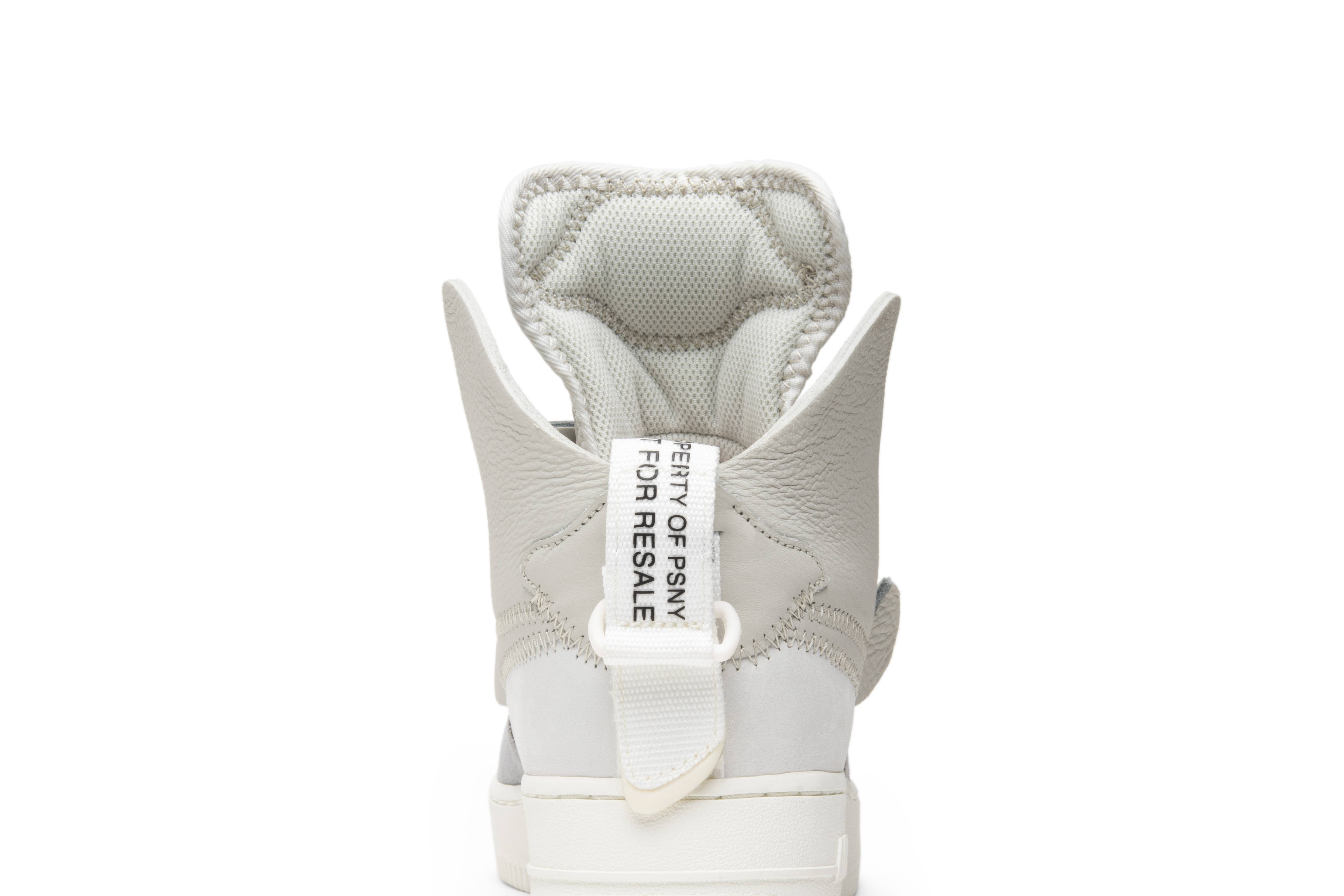 Sizing ナイキ エアフォース1 ハイ PSNY グレー AO9292-001