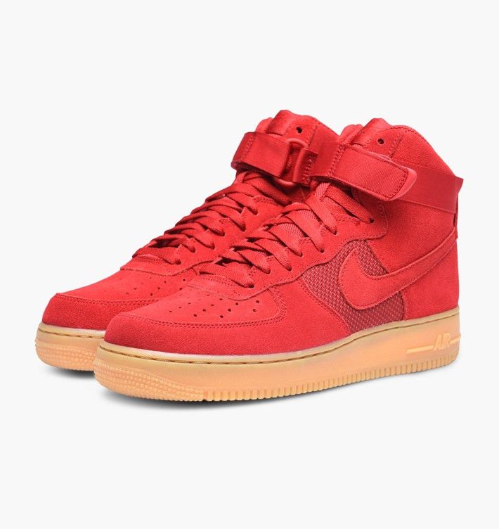 Buy Nike Air Force 1 High Suola Gum Rosso 806403-601