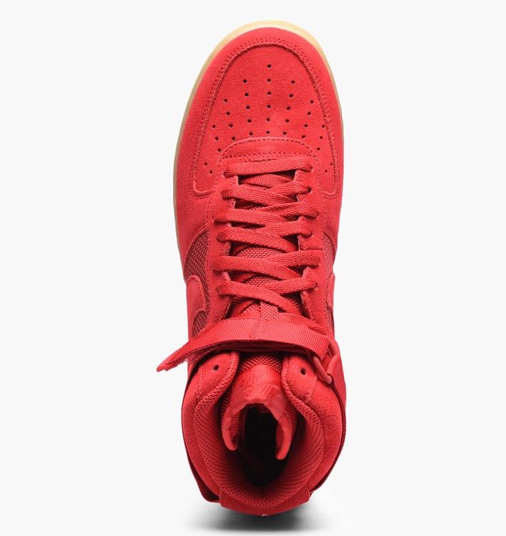 Order Nike Air Force 1 High Suola Gum Rosso 806403-601