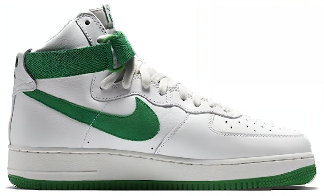 Nike Air Force 1 High Shamrock Swoosh 復古 高筒 板鞋 男款 白綠 Order Nike Air Force 1 High Shamrock Swoosh 復古 高筒 板鞋 男款 白綠