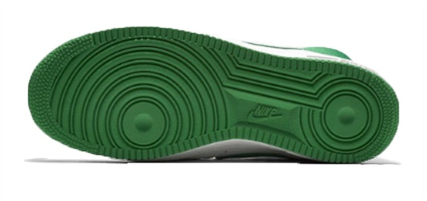 Nike Air Force 1 High Shamrock Swoosh 復古 高筒 板鞋 男款 白綠 Details for Nike Air Force 1 High Shamrock Swoosh 復古 高筒 板鞋 男款 白綠