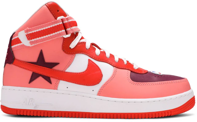 Nike air force 1 high all pink clearance