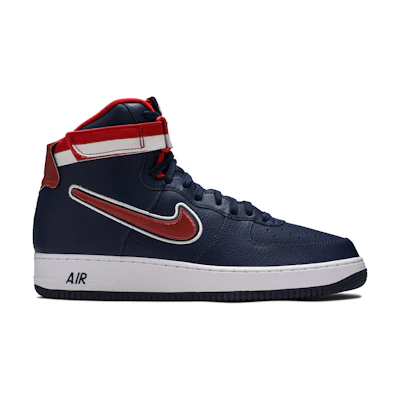 Nike Air Force 1 High Sport NBA Midnight Navy University Red