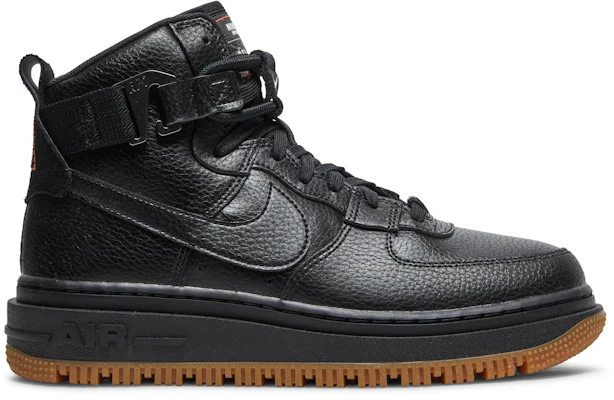 Air force 1 high black best sale gum