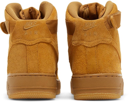 Grade School Nike Air Force 1 High Wheat Gum 2018 807617 701