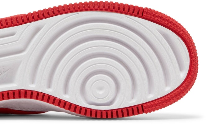 Nike air force 1 2025 jester red and white