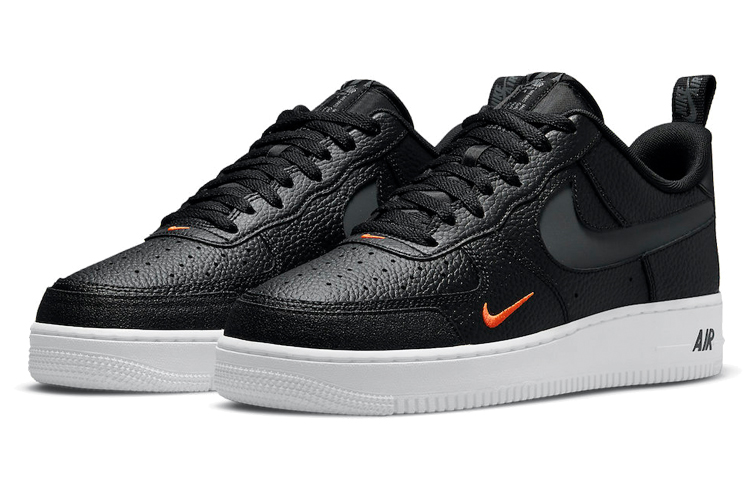 Nike Air Force 1 Low 07 LV8 'Black Tumbled Leather' 圖 2