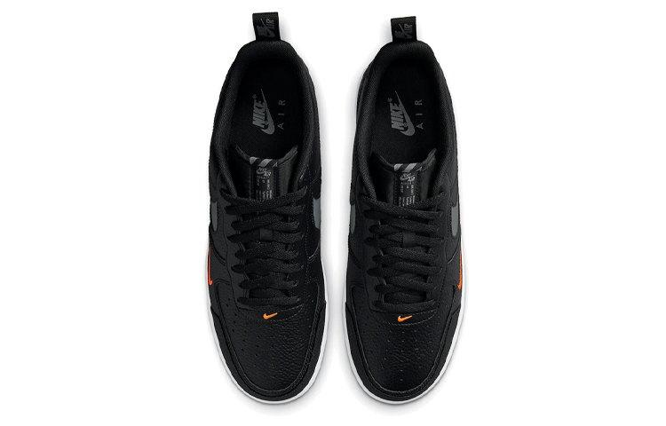 Shop Nike Air Force 1 Low 07 LV8 '黑色摔紋皮革' DJ6887-001