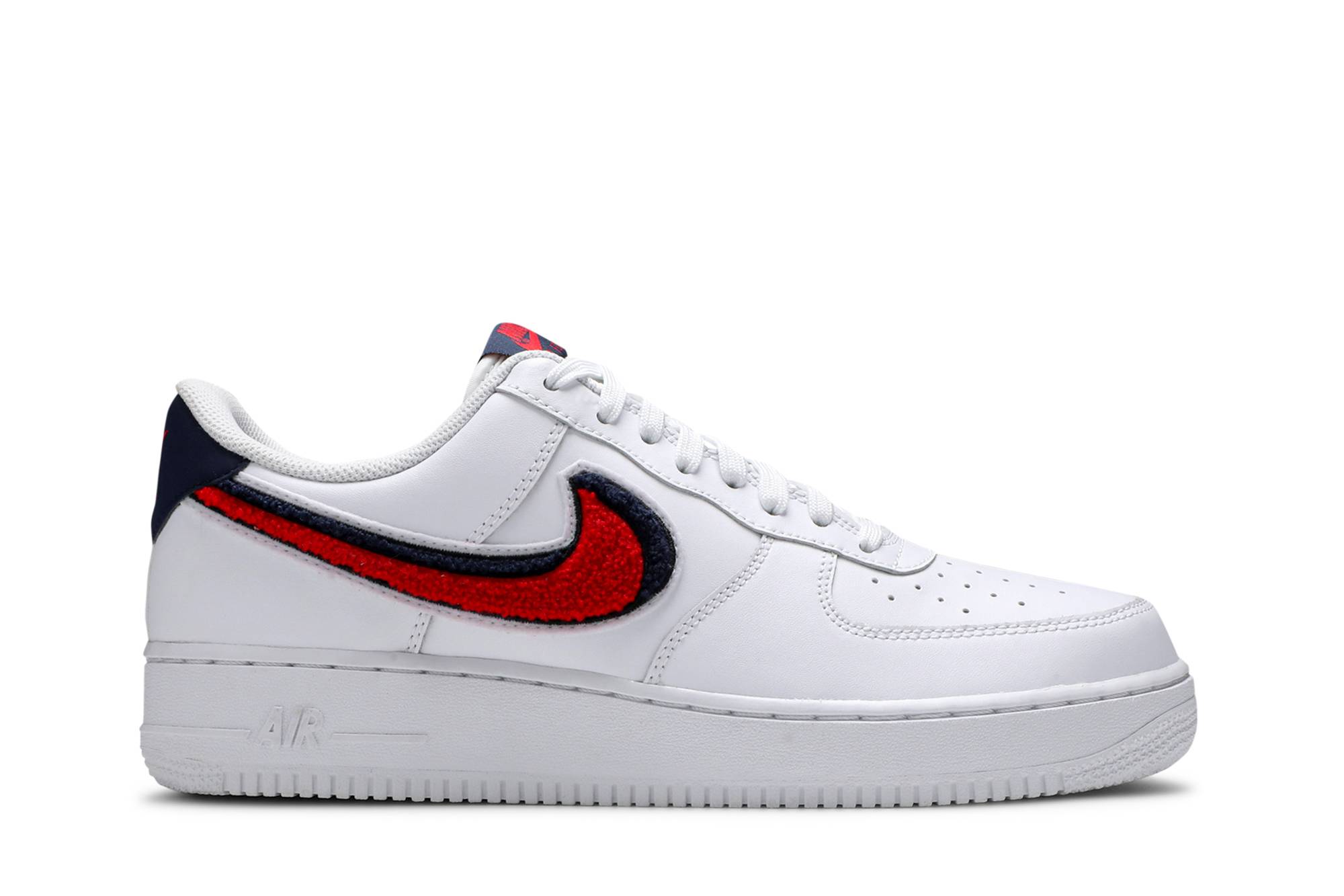 black n red air force ones