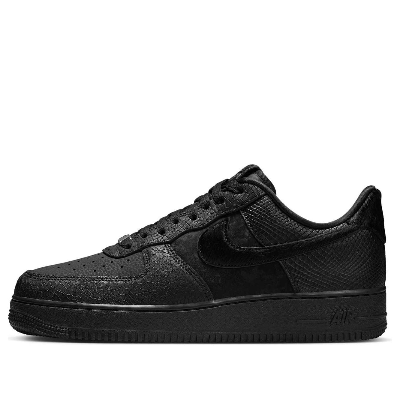Nike Air Force 1 Low 07 LX 'Black Pony Hair Snakeskin' HQ1977-001