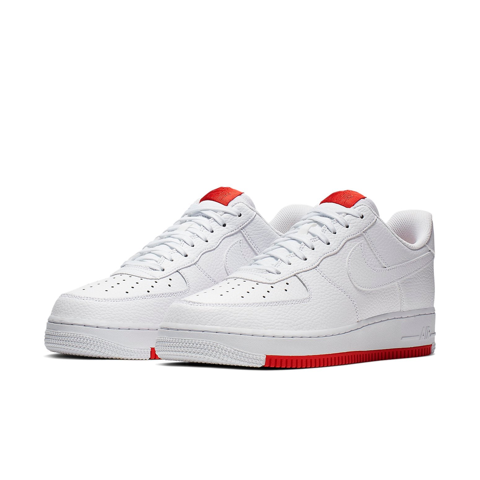 Nike Air Force 1 Low '07 1 'White Red' 圖 2