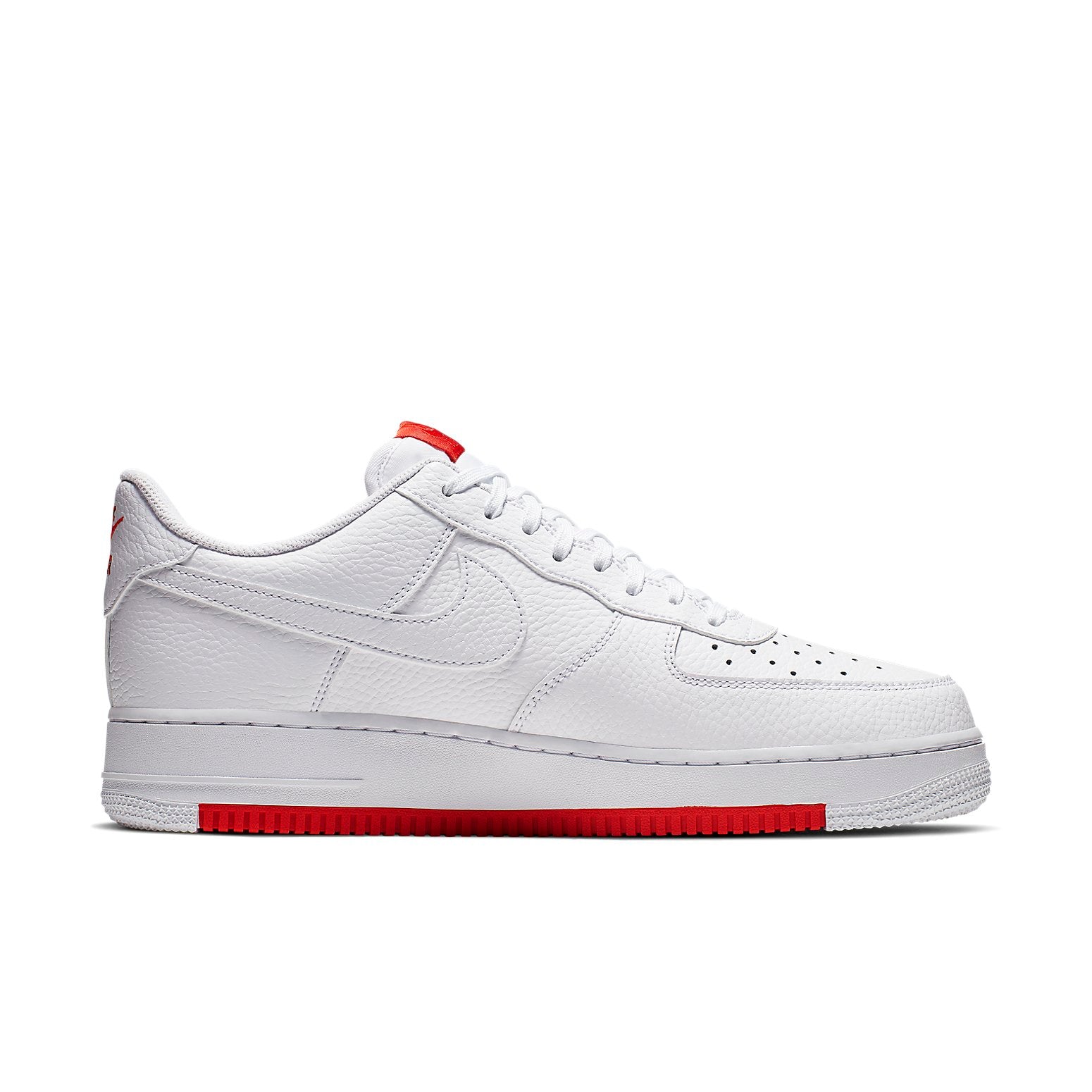 Nike Air Force 1 Low '07 1 'White Red' 圖 3