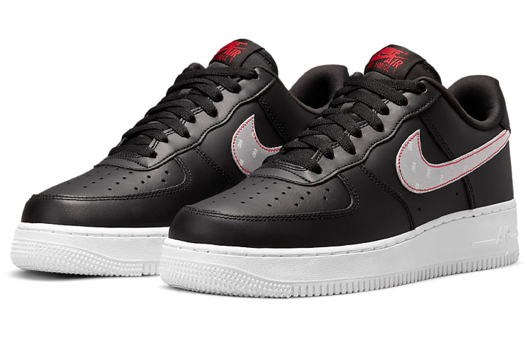 Lookbook 耐吉 Air Force 1 Low '07 低帮板鞋 男款 黑紅